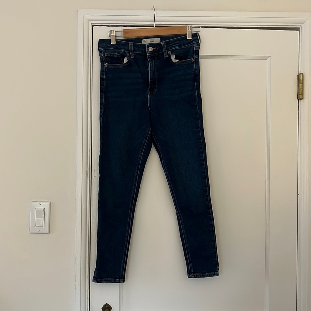 Topshop Jamie Moto Jeans